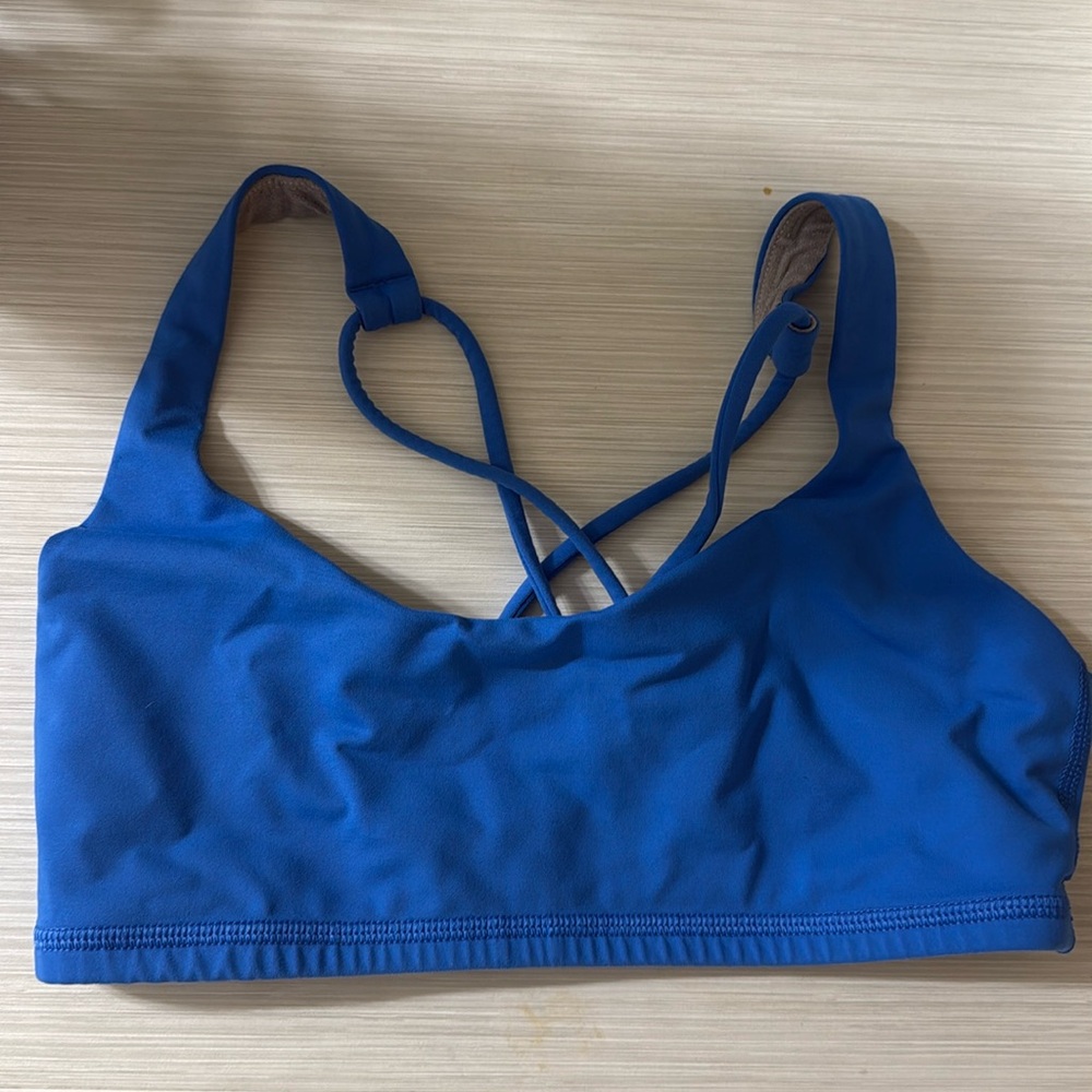 Blue Lululemon Bra